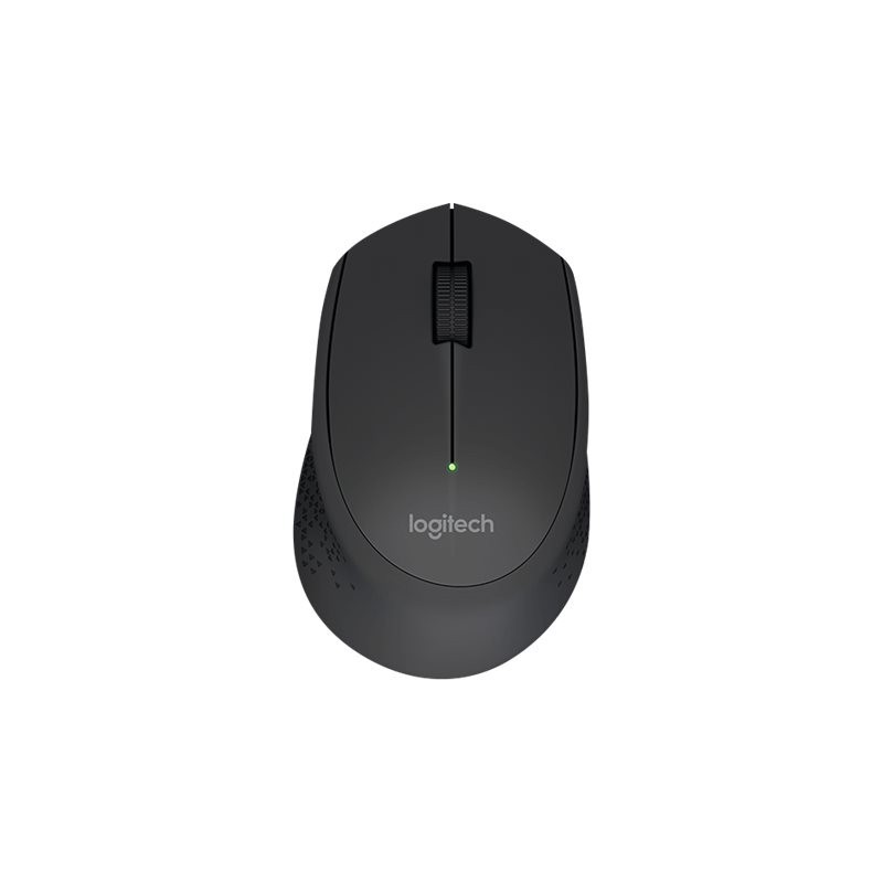 LOGITECH M280 Mouse right-handed optical 3 buttons wireless 2.4 GHz USB wireless receiver black