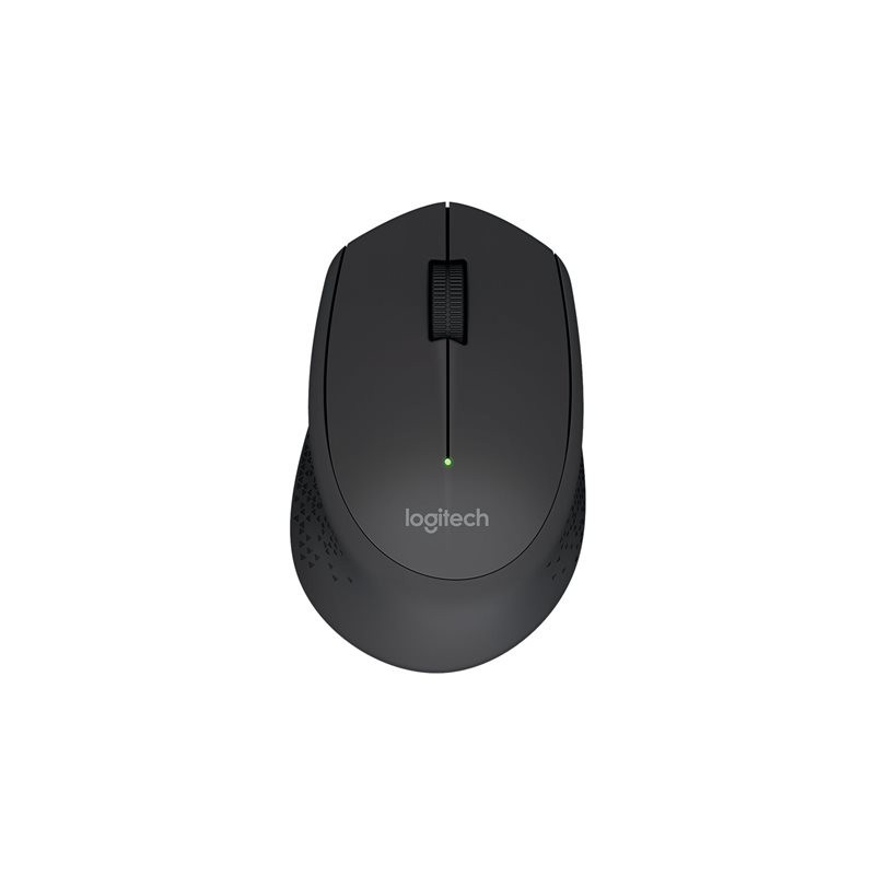 LOGITECH M280 Mouse right-handed optical 3 buttons wireless 2.4 GHz USB wireless receiver black