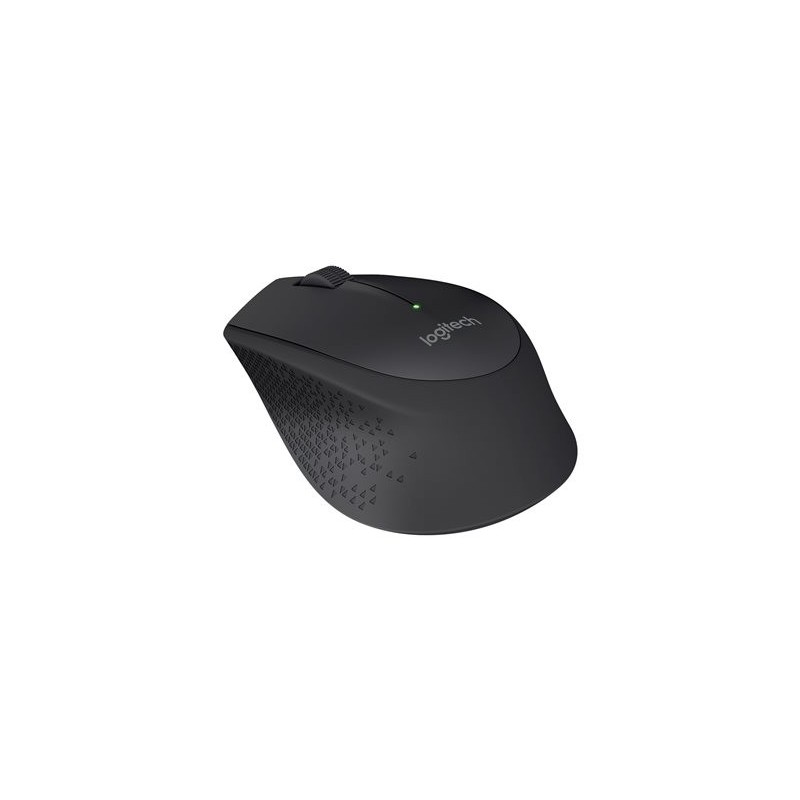LOGITECH M280 Mouse right-handed optical 3 buttons wireless 2.4 GHz USB wireless receiver black