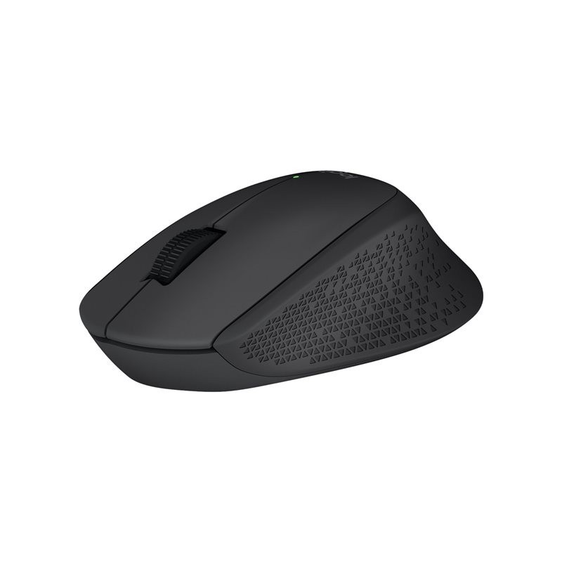 LOGITECH M280 Mouse right-handed optical 3 buttons wireless 2.4 GHz USB wireless receiver black