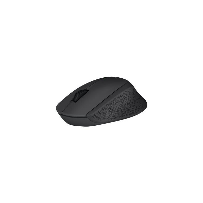 LOGITECH M280 Mouse right-handed optical 3 buttons wireless 2.4 GHz USB wireless receiver black