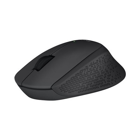 LOGITECH M280 Mouse right-handed optical 3 buttons wireless 2.4 GHz USB wireless receiver black