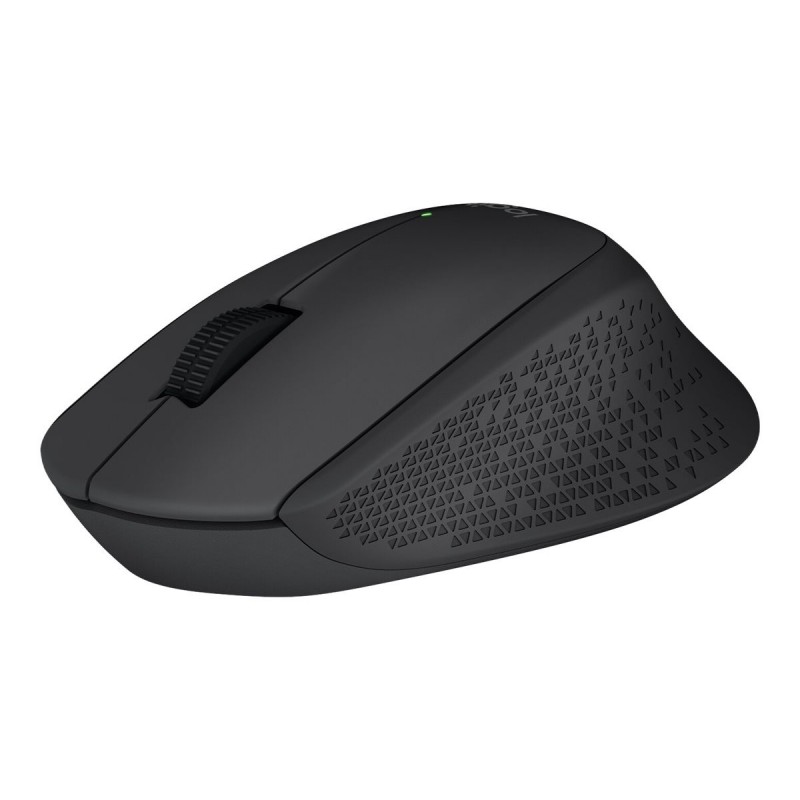 LOGITECH M280 Mouse right-handed optical 3 buttons wireless 2.4 GHz USB wireless receiver black