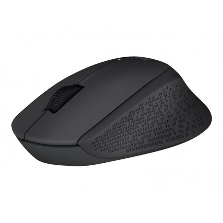 LOGITECH M280 Mouse right-handed optical 3 buttons wireless 2.4 GHz USB wireless receiver black