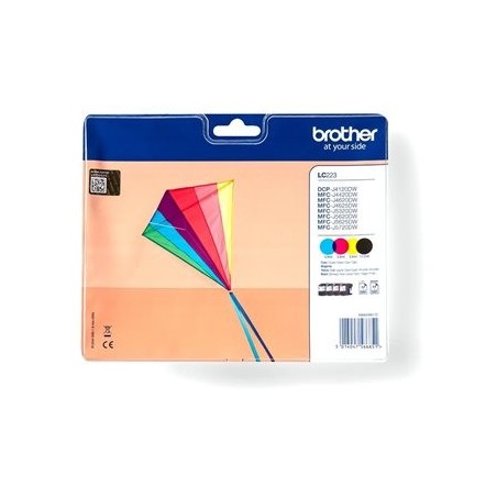 BROTHER LC223VALBP Brother LC223VALBP Cartus Black, Cyan, Magenta, Yellow - 550 pagini BROTHER LC223VALBP Brother LC223VALBP Cartus Black, Cyan, Magenta, Yellow - 550 pagini