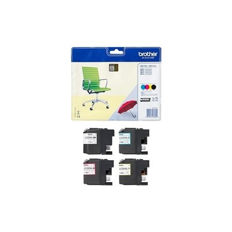 BROTHER LC229XLVALBP Brother LC229XLVALBP Cartus Black, Cyan, Magenta, Yellow - 2400 pagini