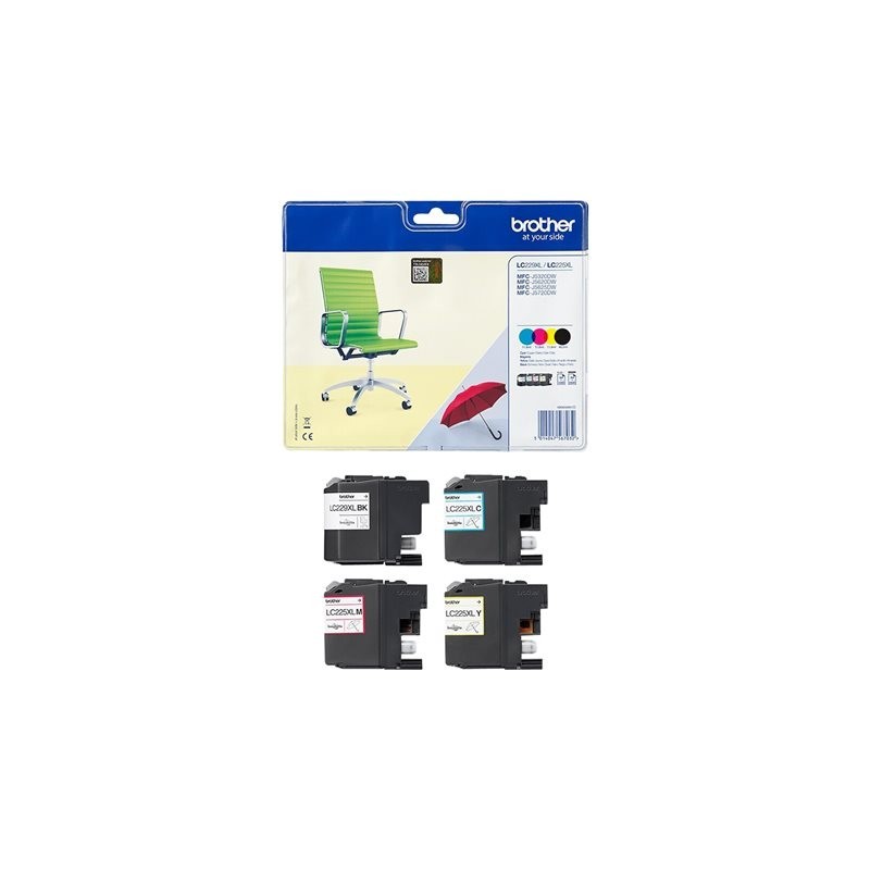 BROTHER LC229XLVALBP Brother LC229XLVALBP Cartus Black, Cyan, Magenta, Yellow - 2400 pagini