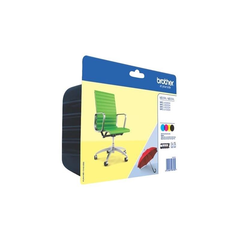 BROTHER LC229XLVALBP Brother LC229XLVALBP Cartus Black, Cyan, Magenta, Yellow - 2400 pagini