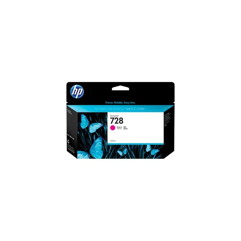 HP 728 130-ml Magenta Ink Cartridge