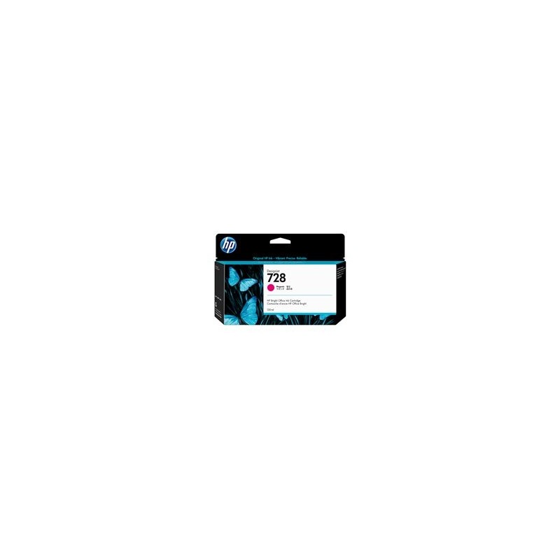 HP 728 130-ml Magenta Ink Cartridge