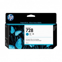 HP 728 130-ml Cyan Ink Cartridge