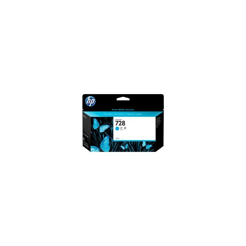 HP 728 130-ml Cyan Ink Cartridge HP 728 130-ml Cyan Ink Cartridge