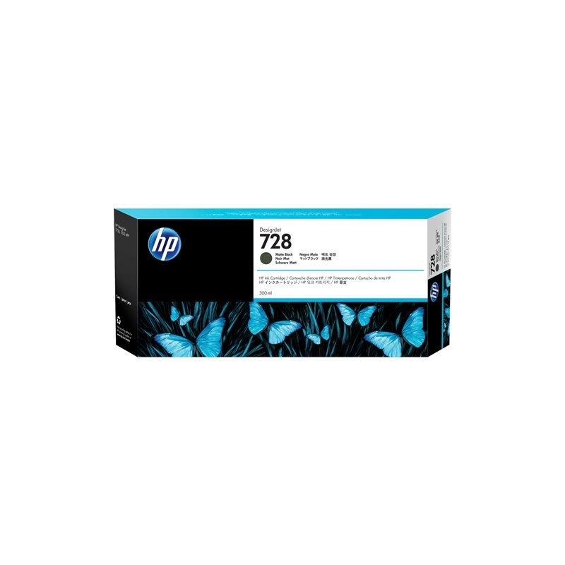 HP 728 300-ml Matte Black Ink Cartridge