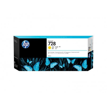 HP 728 300-ml Yellow Ink Cartridge