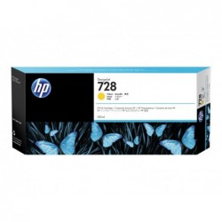 HP 728 300-ml Yellow Ink Cartridge