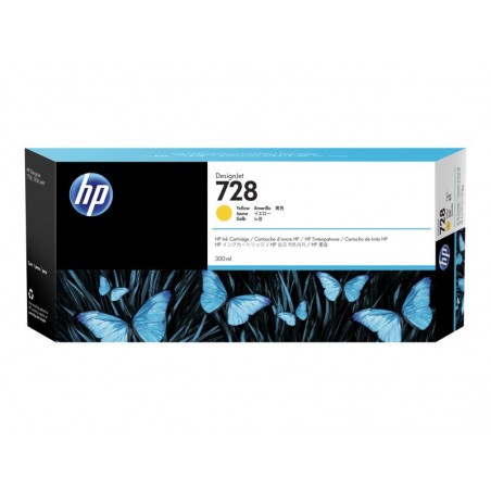 HP 728 300-ml Yellow Ink Cartridge
