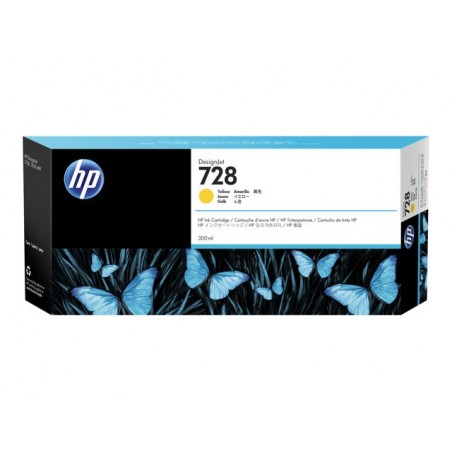 HP 728 300-ml Yellow Ink Cartridge