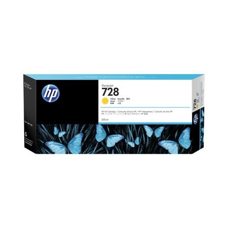 HP 728 300-ml Yellow Ink Cartridge