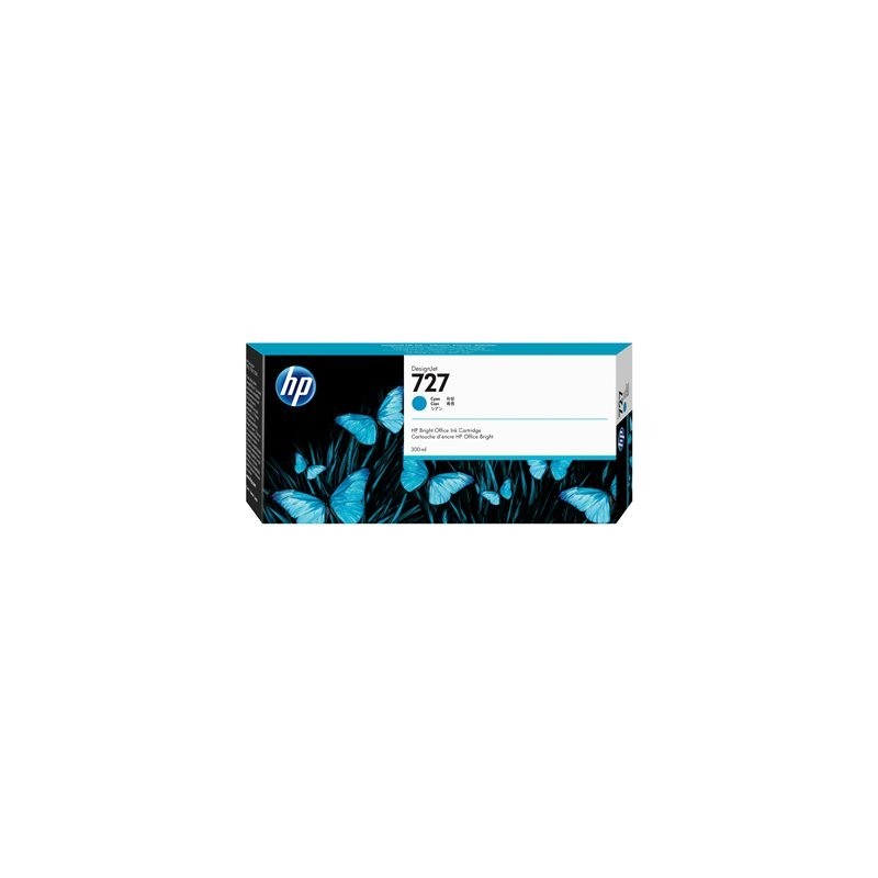 HP 727 300-ml Ink Cartridge Cyan