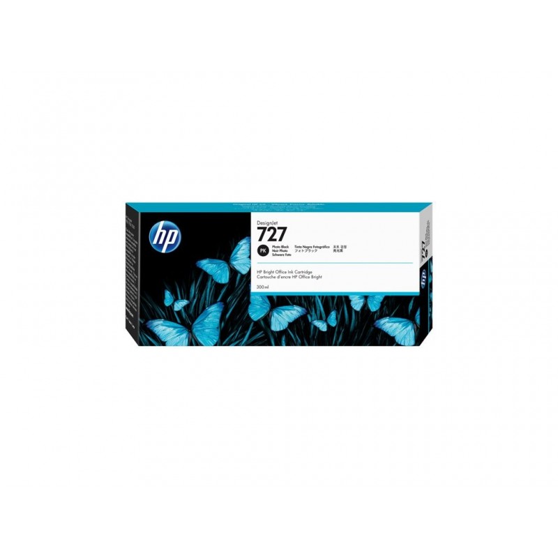 HP 727 300-ml Ink Cartridge Photo Black HP 727 300-ml Ink Cartridge Photo Black