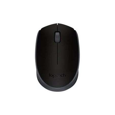 LOGITECH M171 Mouse right and left-handed wireless 2.4 GHz USB wireless receiver black