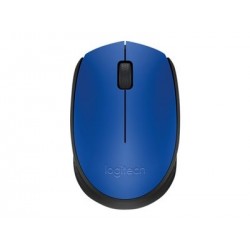 LOGITECH M171 Mouse right and left-handed wireless 2.4 GHz USB wireless receiver black blue