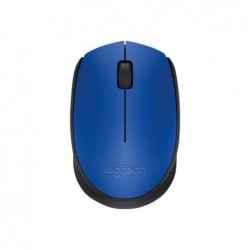 LOGITECH M171 Mouse right and left-handed wireless 2.4 GHz USB wireless receiver black blue