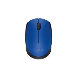 LOGITECH M171 Mouse right and left-handed wireless 2.4 GHz USB wireless receiver black blue