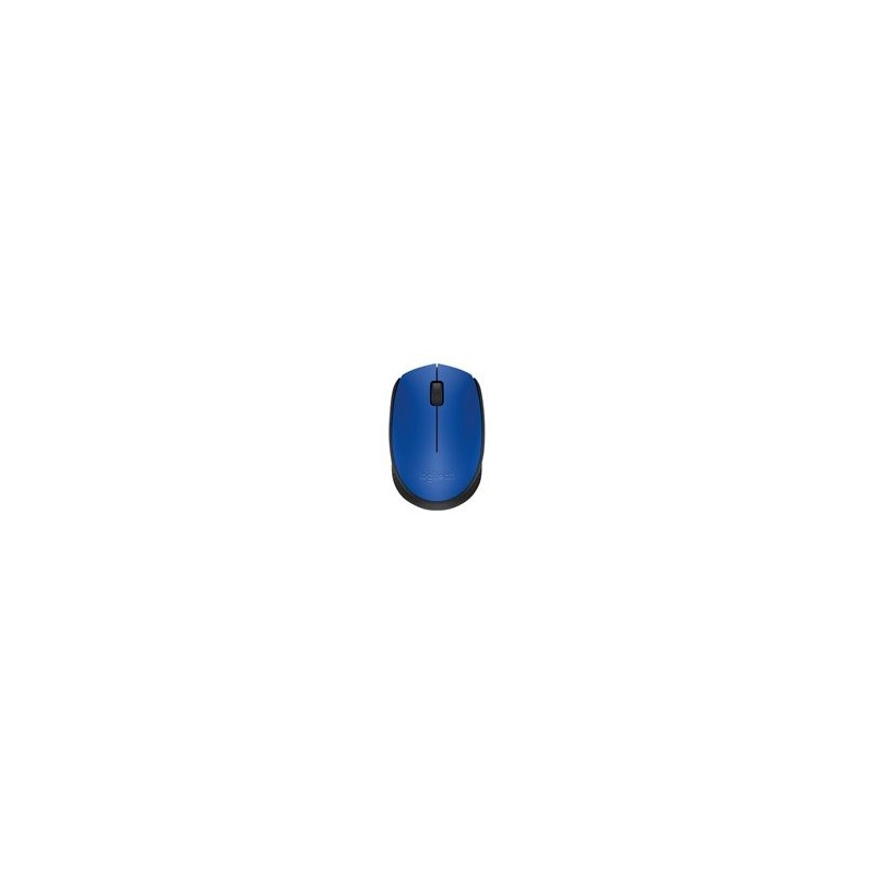LOGITECH M171 Mouse right and left-handed wireless 2.4 GHz USB wireless receiver black blue