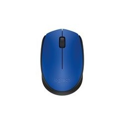 LOGITECH M171 Mouse right and left-handed wireless 2.4 GHz USB wireless receiver black blue
