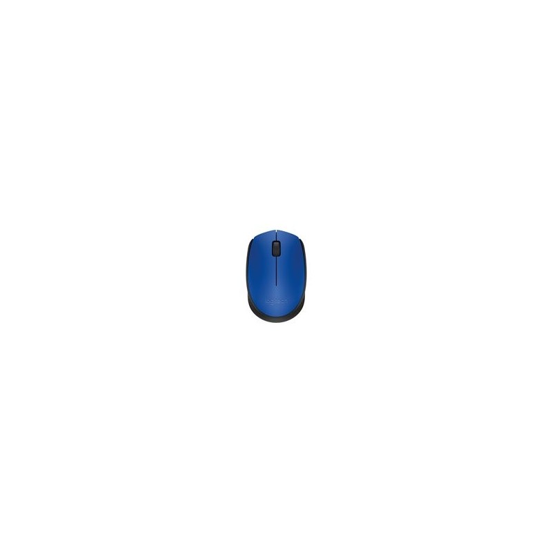 LOGITECH M171 Mouse right and left-handed wireless 2.4 GHz USB wireless receiver black blue
