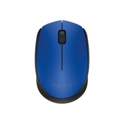 LOGITECH M171 Mouse right and left-handed wireless 2.4 GHz USB wireless receiver black blue