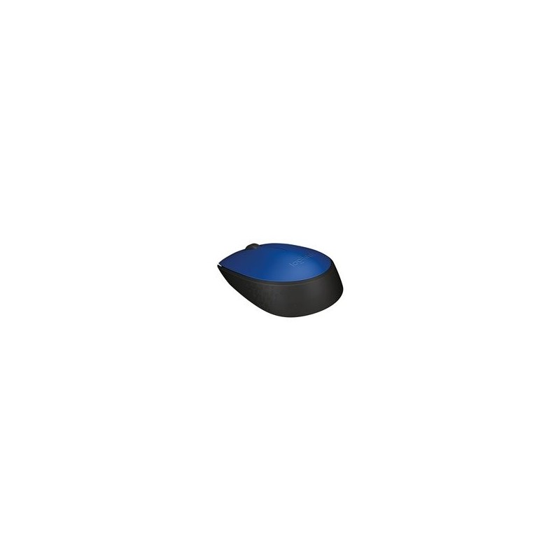 LOGITECH M171 Mouse right and left-handed wireless 2.4 GHz USB wireless receiver black blue