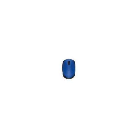 LOGITECH M171 Mouse right and left-handed wireless 2.4 GHz USB wireless receiver black blue