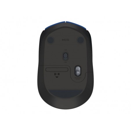LOGITECH M171 Mouse right and left-handed wireless 2.4 GHz USB wireless receiver black blue