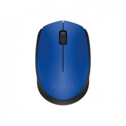 LOGITECH M171 Mouse right and left-handed wireless 2.4 GHz USB wireless receiver black blue