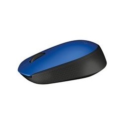 LOGITECH M171 Mouse right and left-handed wireless 2.4 GHz USB wireless receiver black blue