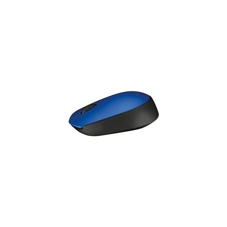 LOGITECH M171 Mouse right and left-handed wireless 2.4 GHz USB wireless receiver black blue