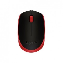 LOGITECH M171 Mouse wireless 2.4 GHz USB wireless receiver black red