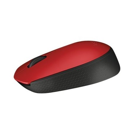 LOGITECH M171 Mouse wireless 2.4 GHz USB wireless receiver black red
