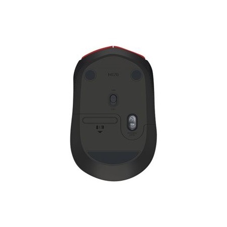 LOGITECH M171 Mouse wireless 2.4 GHz USB wireless receiver black red