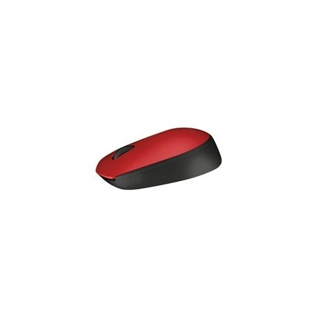 LOGITECH M171 Mouse wireless 2.4 GHz USB wireless receiver black red