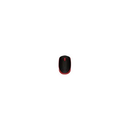LOGITECH M171 Mouse wireless 2.4 GHz USB wireless receiver black red