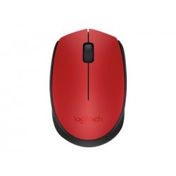 LOGITECH M171 Mouse wireless 2.4 GHz USB wireless receiver black red