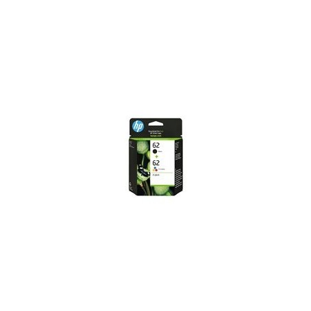 HP N9J71AE Zestaw HP 62 4-pack black + CMY