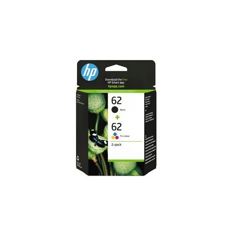 HP N9J71AE Zestaw HP 62 4-pack black + CMY