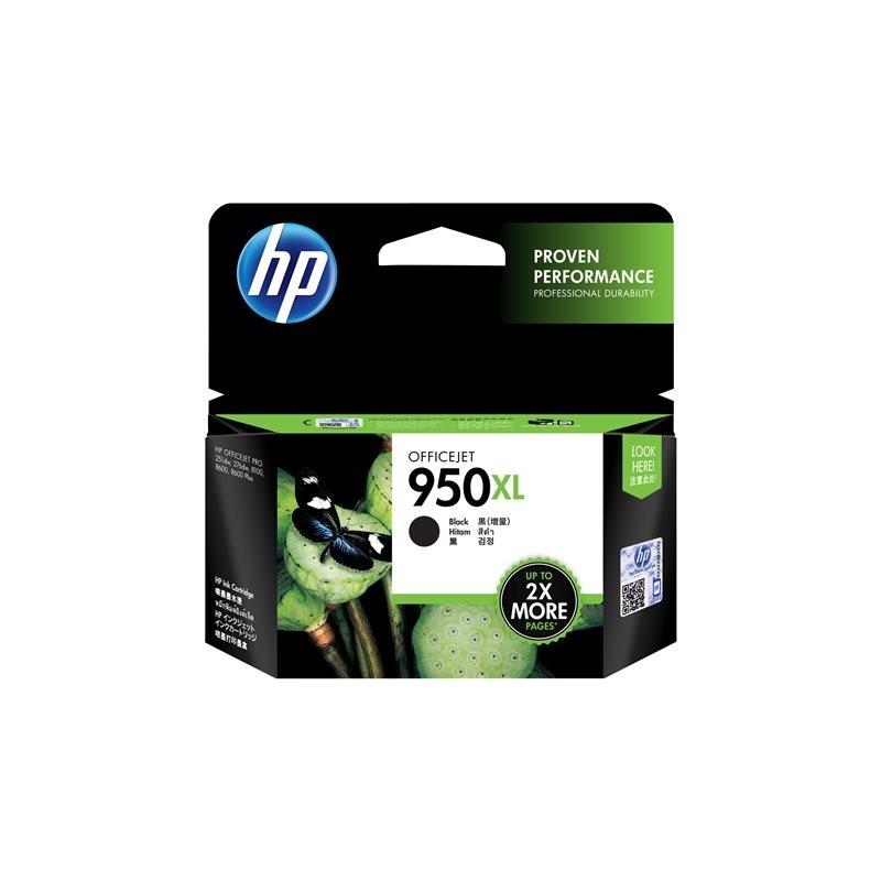 HP 950XL original ink cartridge black high capacity 2.300 pages 1-pack Officejet