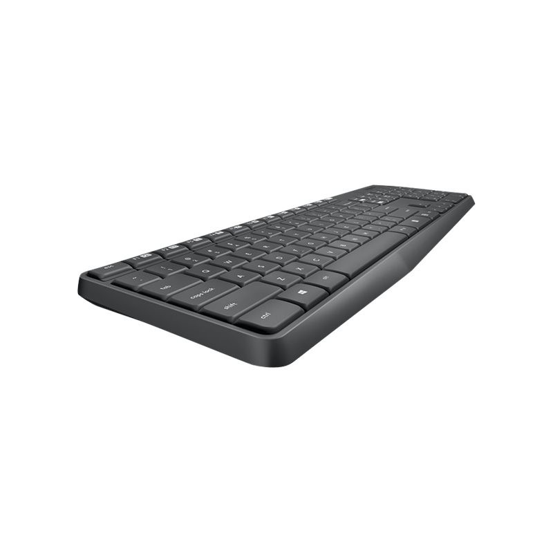 LOGITECH 920-007931 Logitech klawiatura + mysz bezprzewodowa MK235, Szare, US