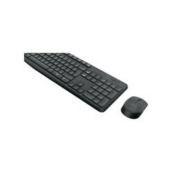 LOGITECH 920-007931 Logitech klawiatura + mysz bezprzewodowa MK235, Szare, US
