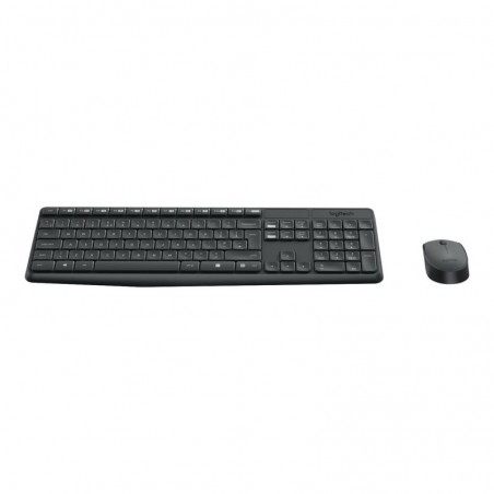 LOGITECH 920-007931 Logitech klawiatura + mysz bezprzewodowa MK235, Szare, US